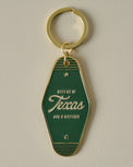Meet Me in Texas Enamel Hotel Keytag Keychain
