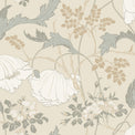 Gwendolyn Wallpaper in Ivory and Grey
