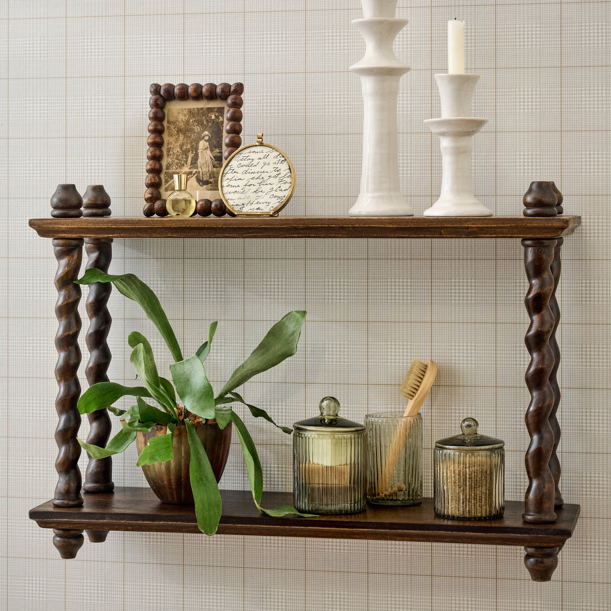 Windsor Wallpaper in ivory