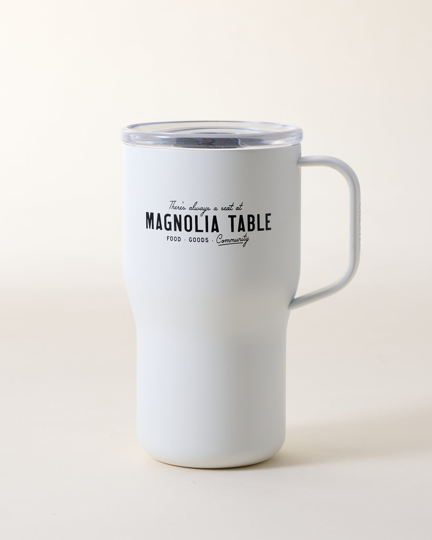 MAGNOLIA TABLE 16 OZ STAINLESS STEEL WHITE ROAM