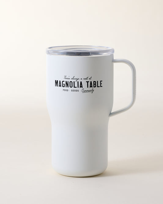 MAGNOLIA TABLE 16 OZ STAINLESS STEEL WHITE ROAM