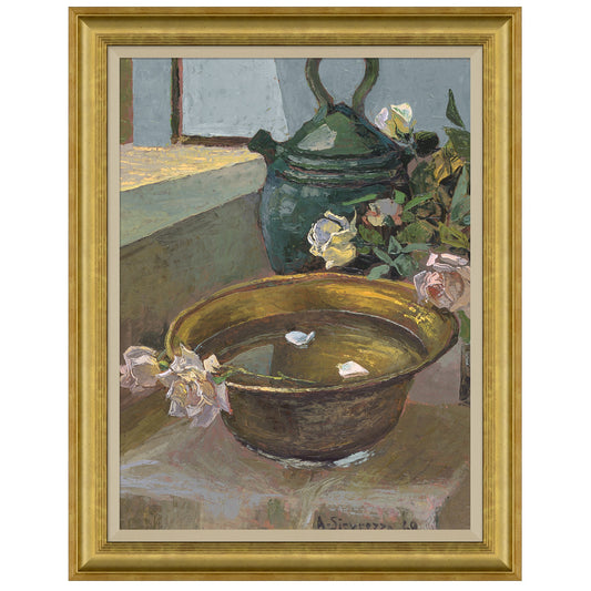 Still Life with Rose Petals
