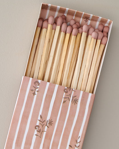 Decorative Matches - Pink up close