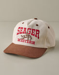 Rodeo Snapback Cream and Brown Hat