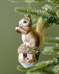Splendid Squirrel Ornament shown on tree