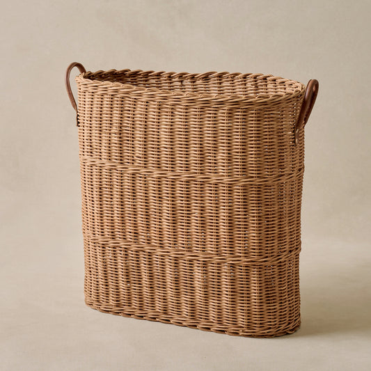 Natural Rattan Console Basket