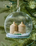 Silos Cloche Ornament shown on tree