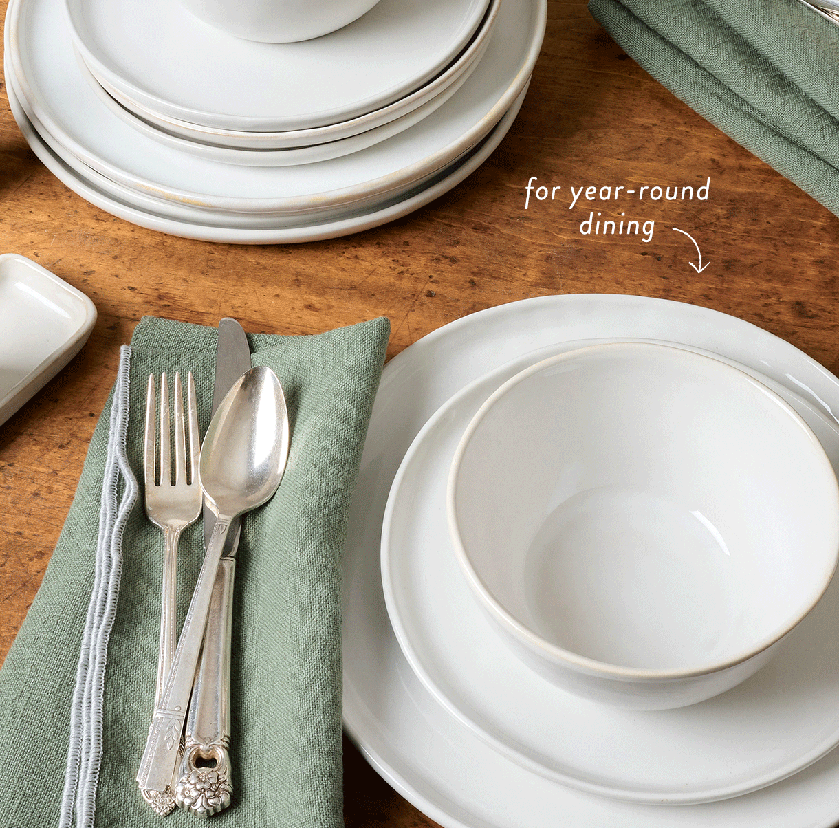 shop our magnolia established tabletop collection