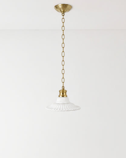Marjorie Milk Glass Pendant (Small)