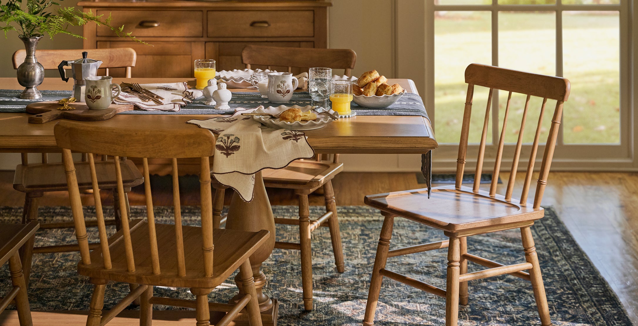 Slow Down, Settle In... Each detail in our new collection is a celebration of artisanal craftmanship-and an invitation to linger a little longer. Shop Tabletop.
