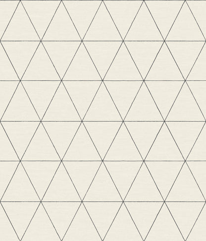 Ridge Wallpaper in white and black