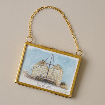 Magnolia 2025 Limited Edition Mini Framed Ornament by Tabitha Paige