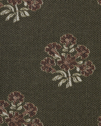 Green Olivia Blockprint