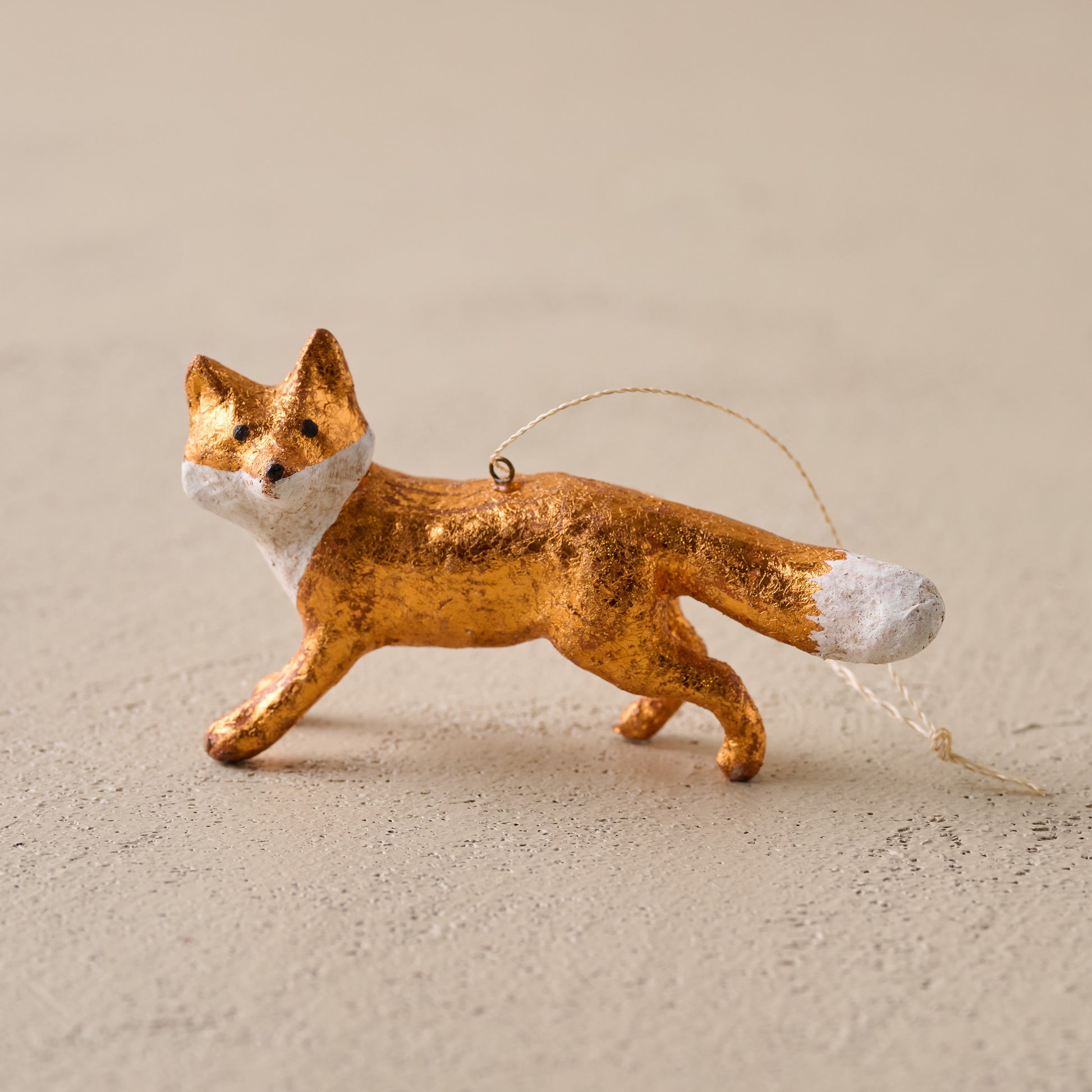 Hand Crafted Fox Ornament
