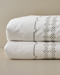 Daphne Cross-Stitch Duvet Cover