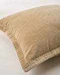 Townes Wheat Velvet Pillow
