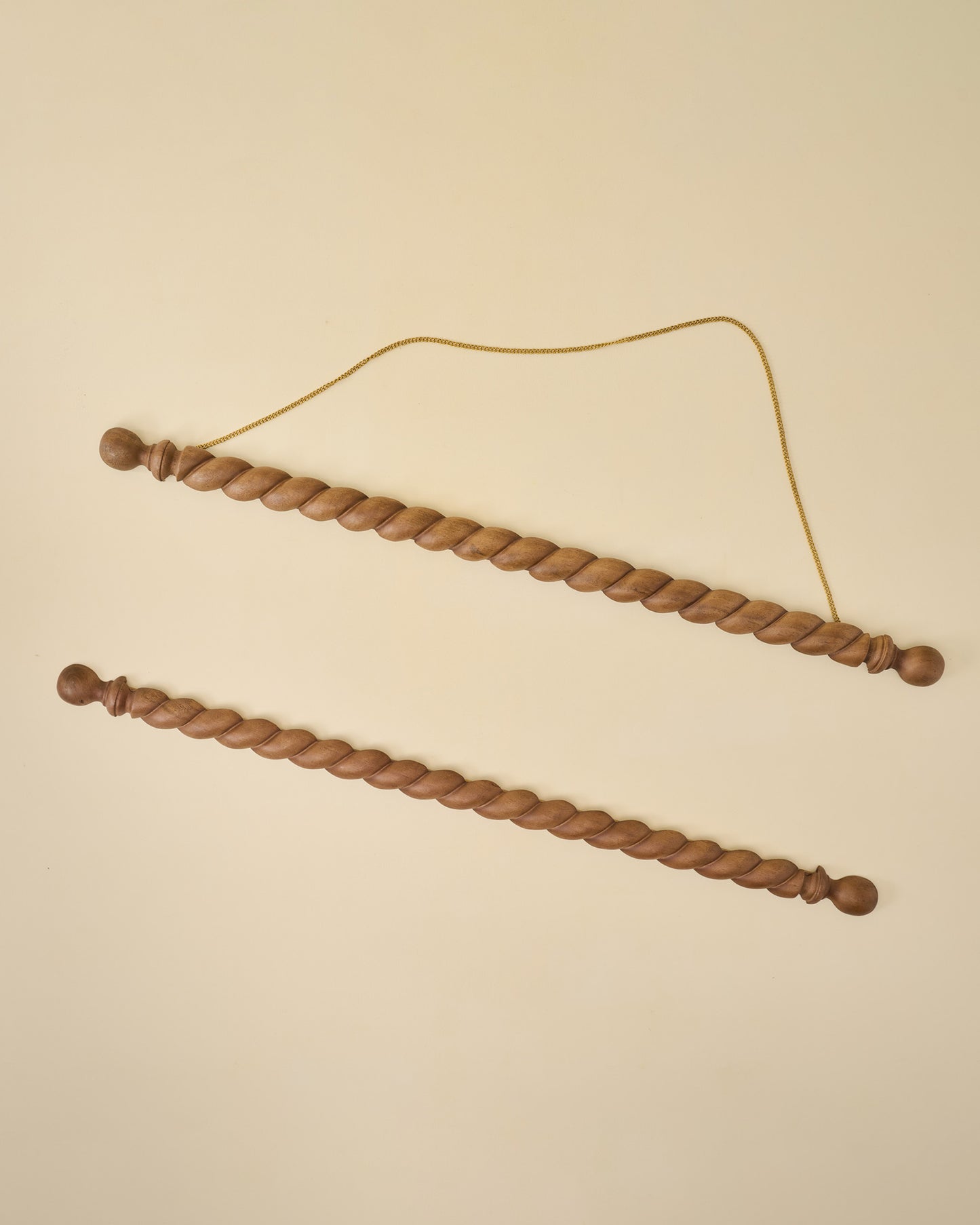 Turned Wood Poster Hanger Kit 36"