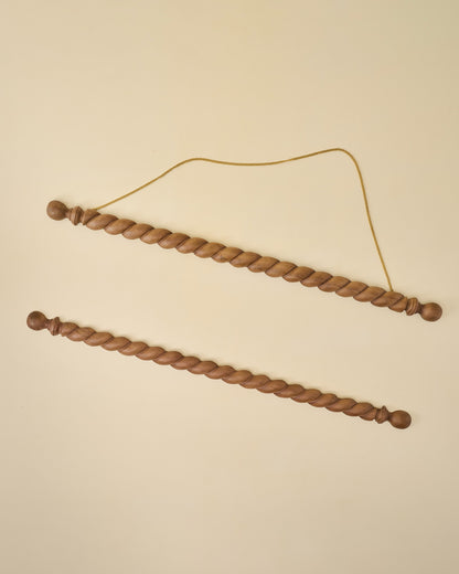 Turned Wood Poster Hanger Kit 36"