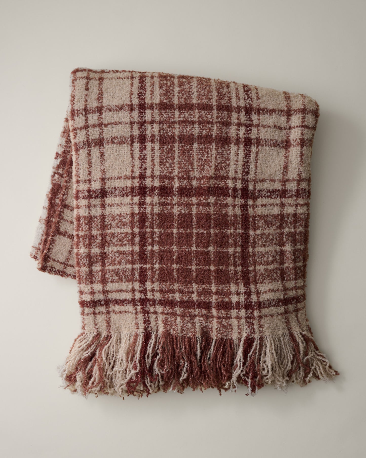 Settle In Plaid Throw