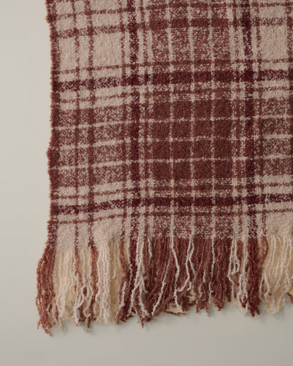 Settle In Plaid Throw