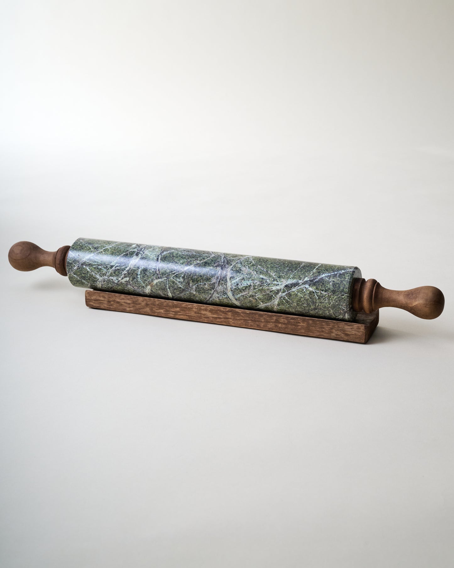 Forest Marble Rolling Pin + Tray