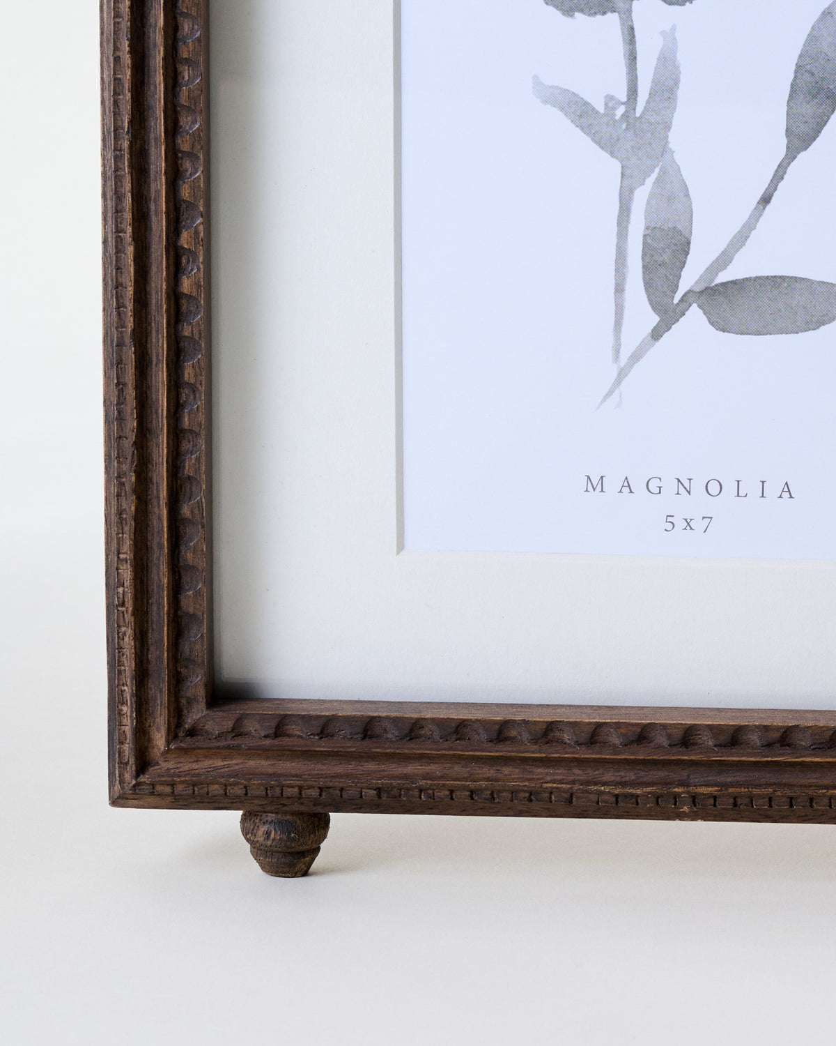 Annie Antiqued Wood Double Photo Frame