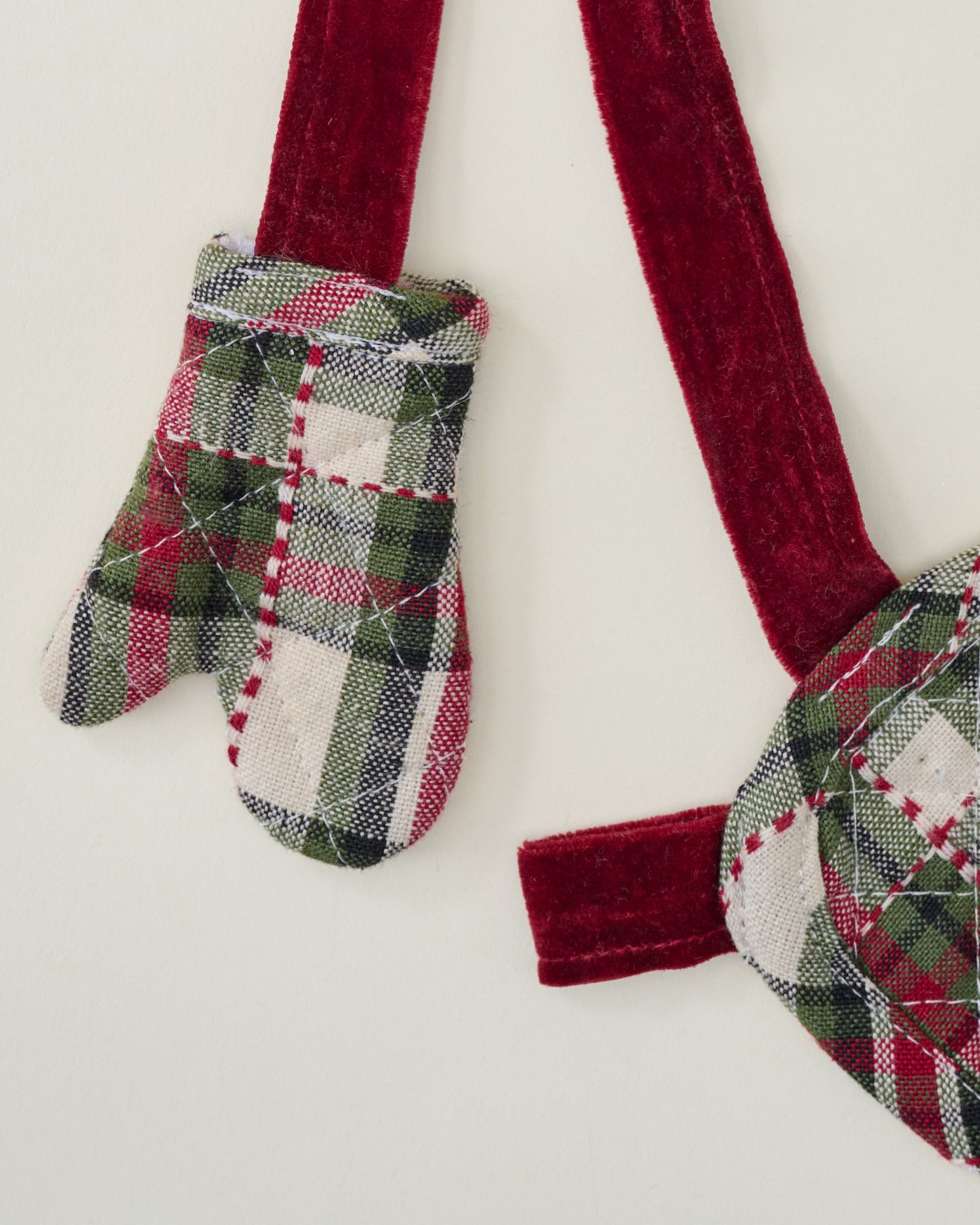 Classic Christmas Oven Mitt + Potholder Ornament