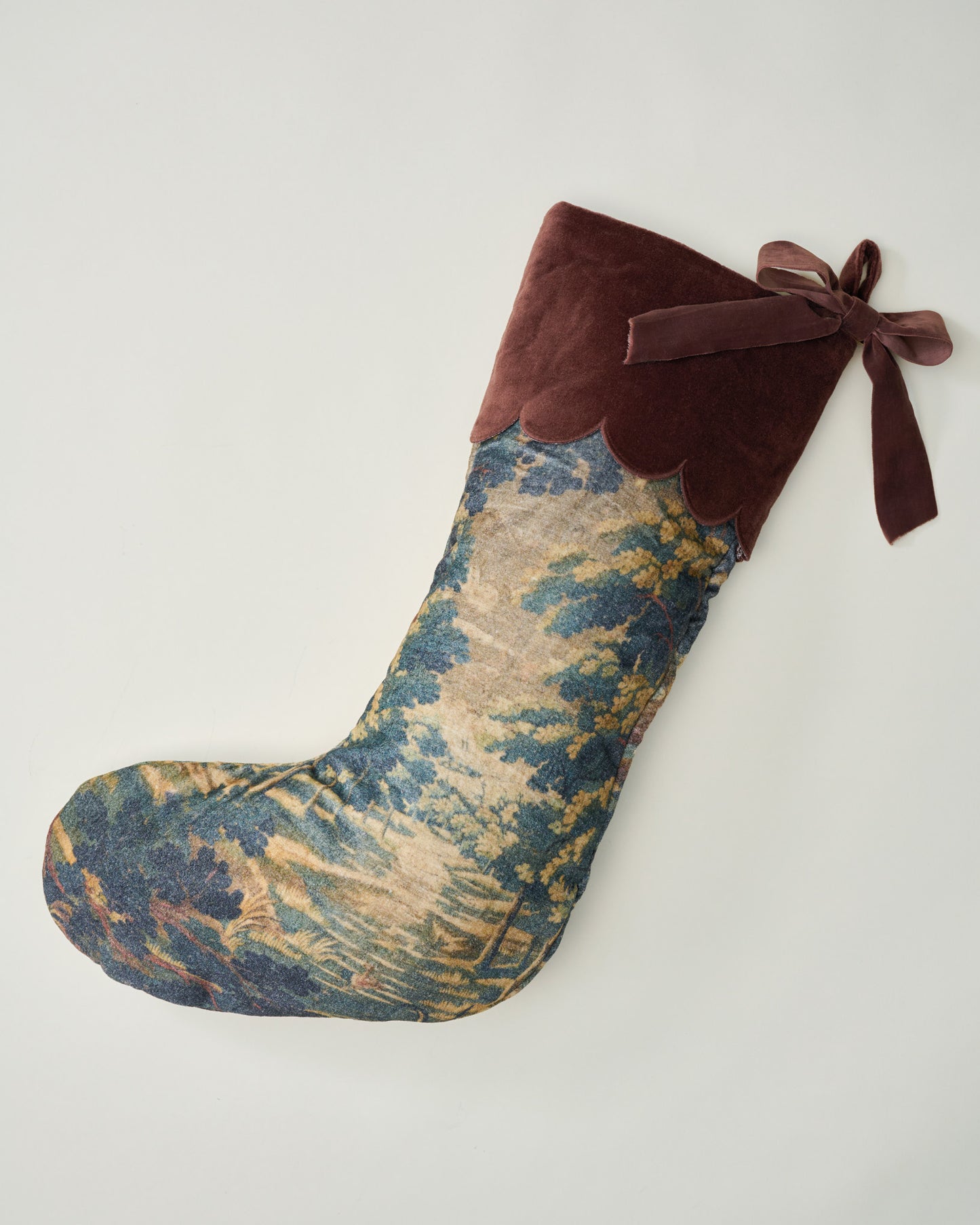 Evergrove Printed Velvet Stocking