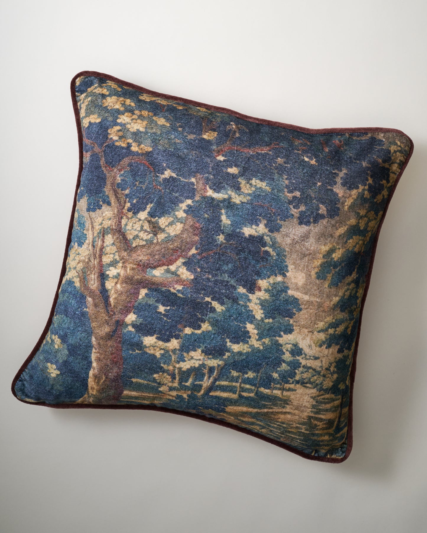 Evergrove Printed Velvet Pillow