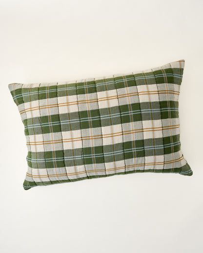Everett Plaid Lumbar Pillow