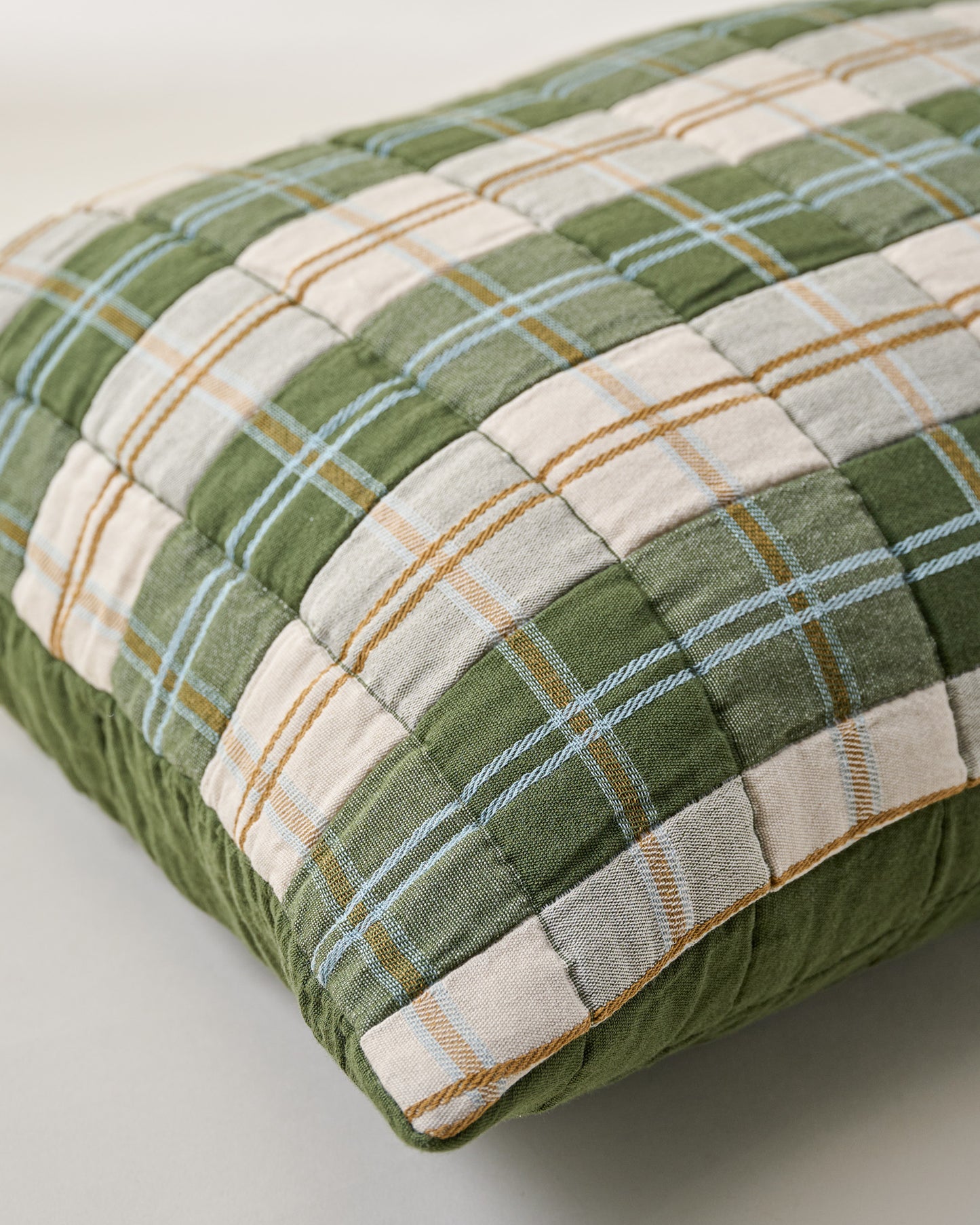 Everett Plaid Lumbar Pillow