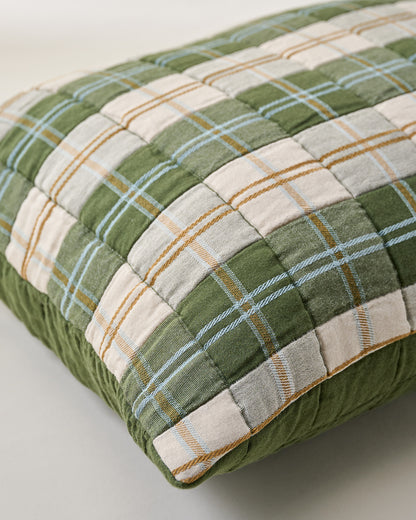 Everett Plaid Lumbar Pillow