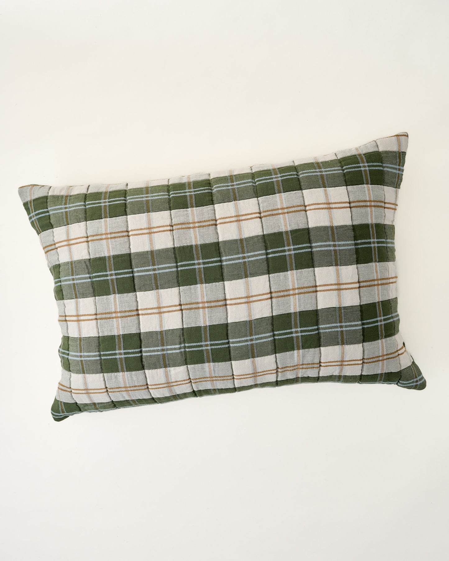 Everett Plaid Lumbar Pillow