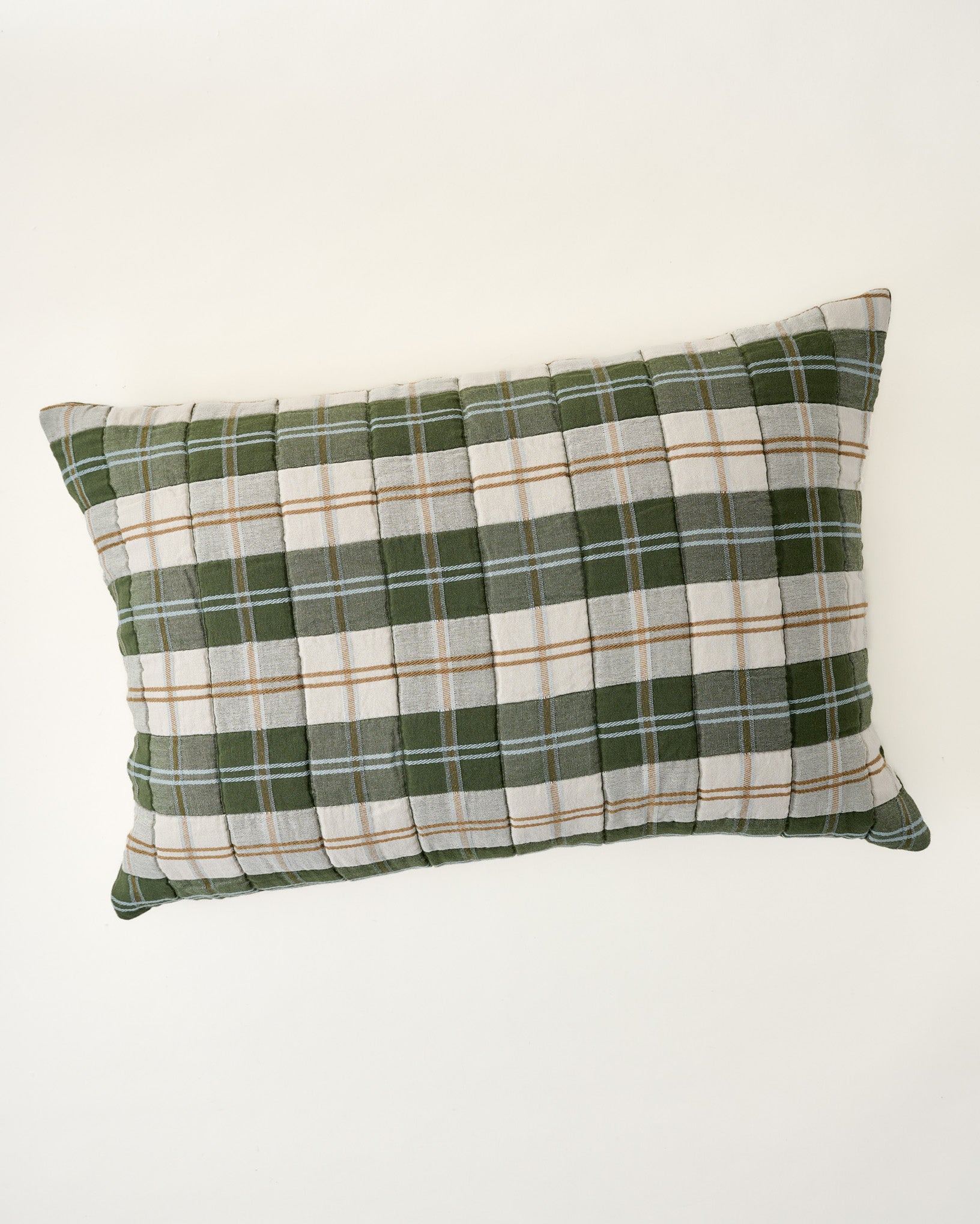 Everett Plaid Lumbar Pillow