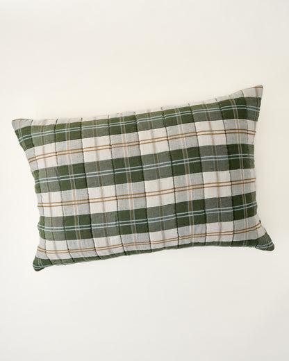 Everett Plaid Lumbar Pillow