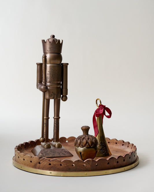 Heirloom Garden Etched Nutcracker
