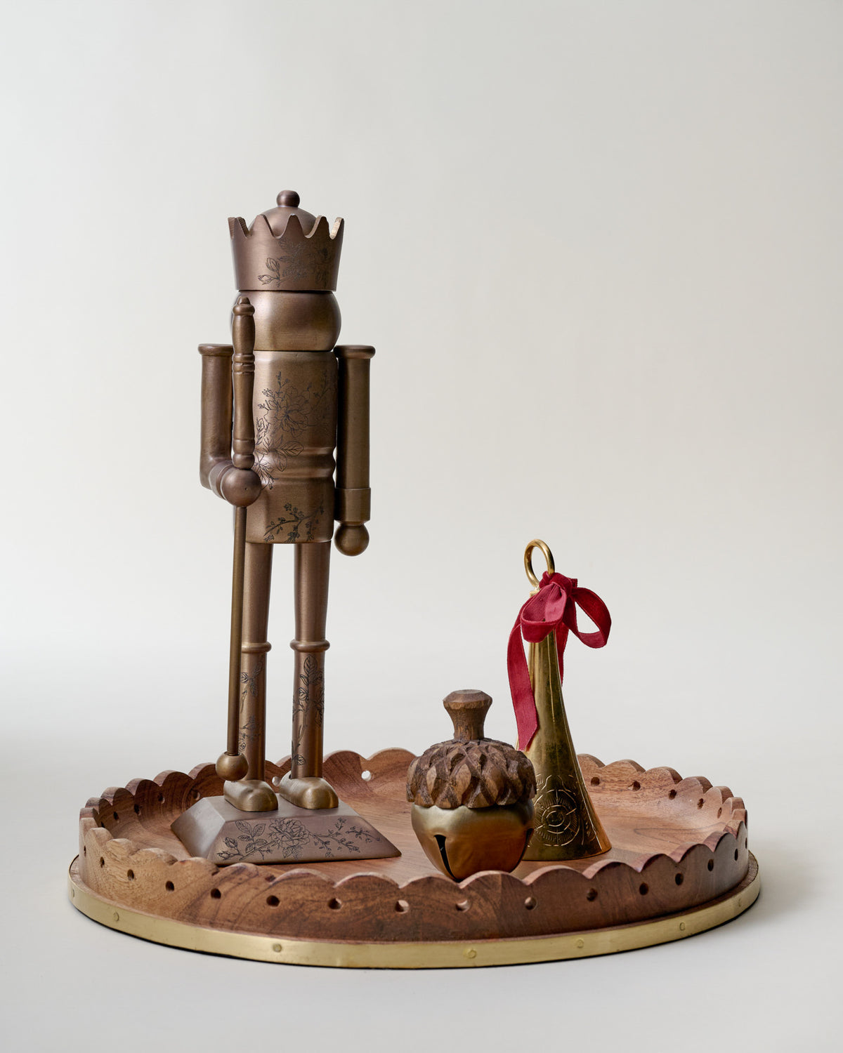 Heirloom Garden Etched Nutcracker
