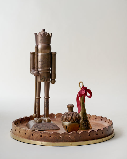 Heirloom Garden Etched Nutcracker