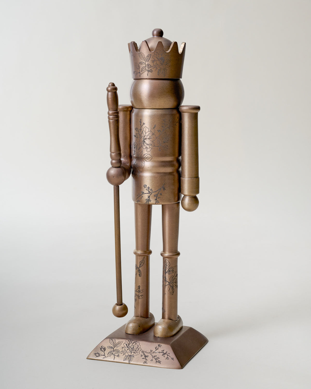 Heirloom Garden Etched Nutcracker