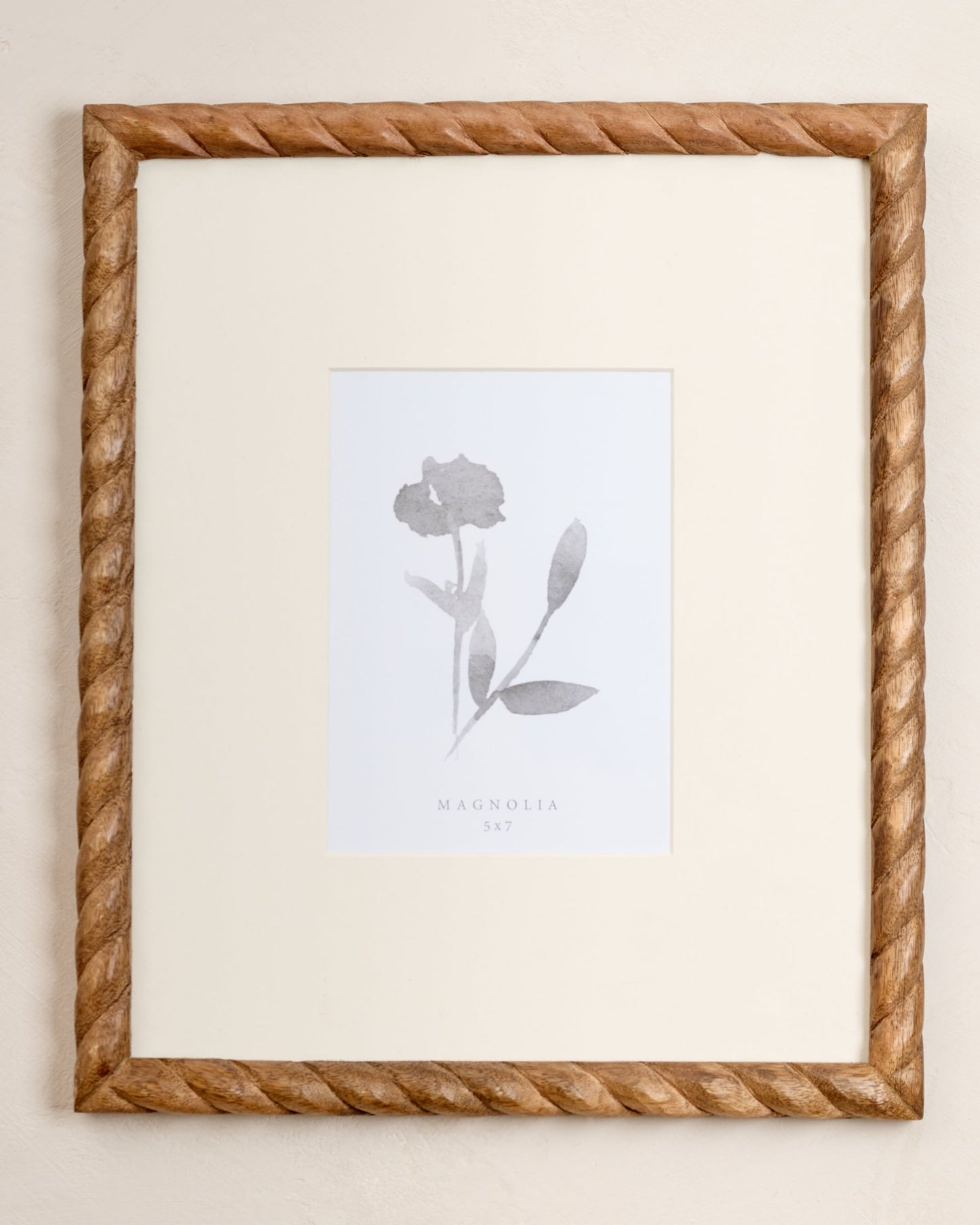 Turned Wood Wall Frame 5 x 7