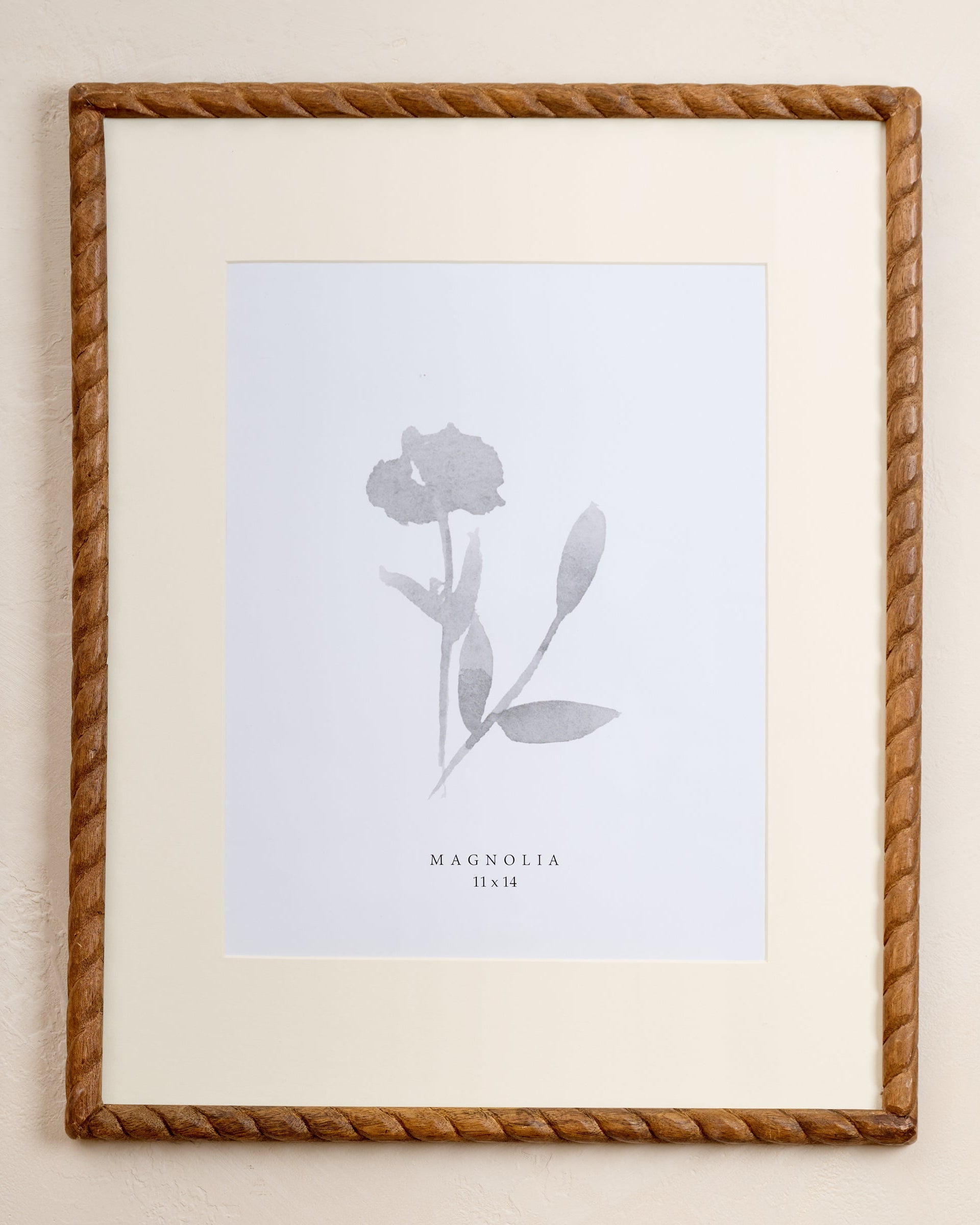 Turned Wood Wall Frame 11 x 14