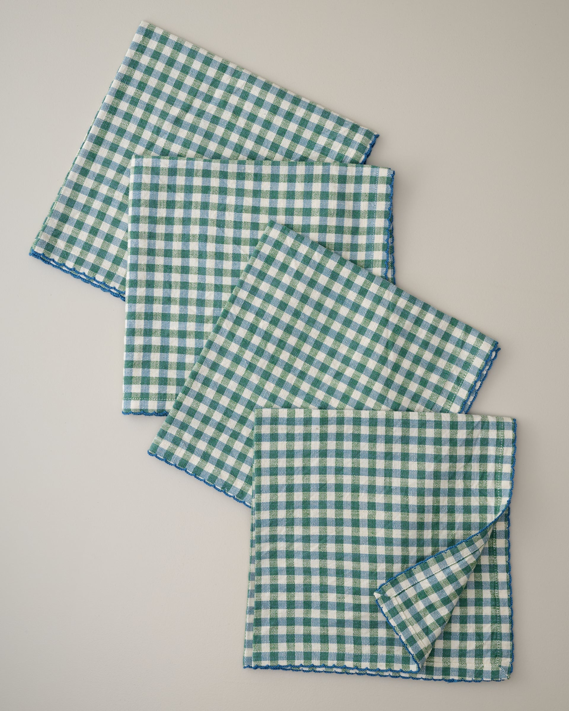 Meadow Check Napkin Set of 4