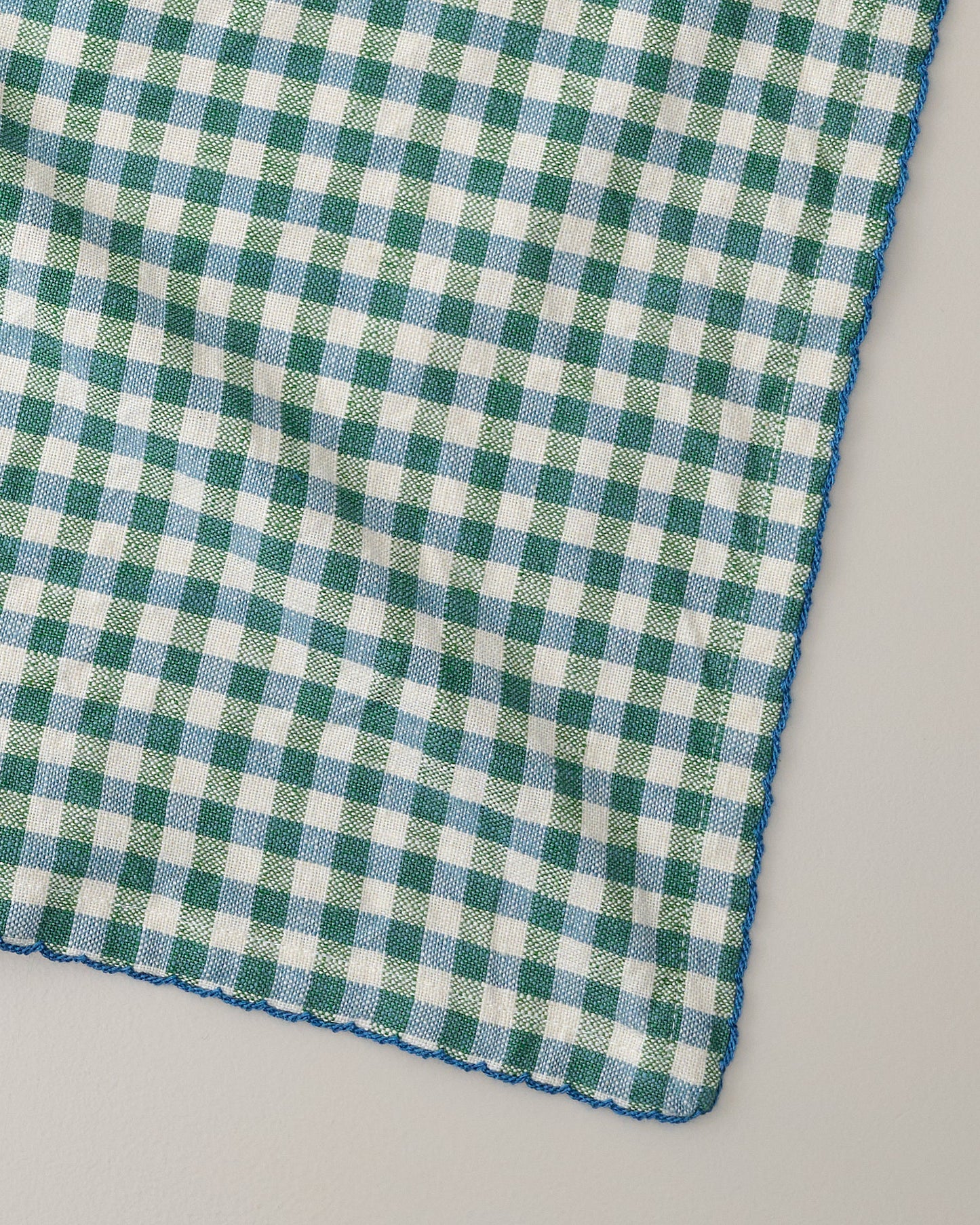 Meadow Check Napkin Set of 4 close up