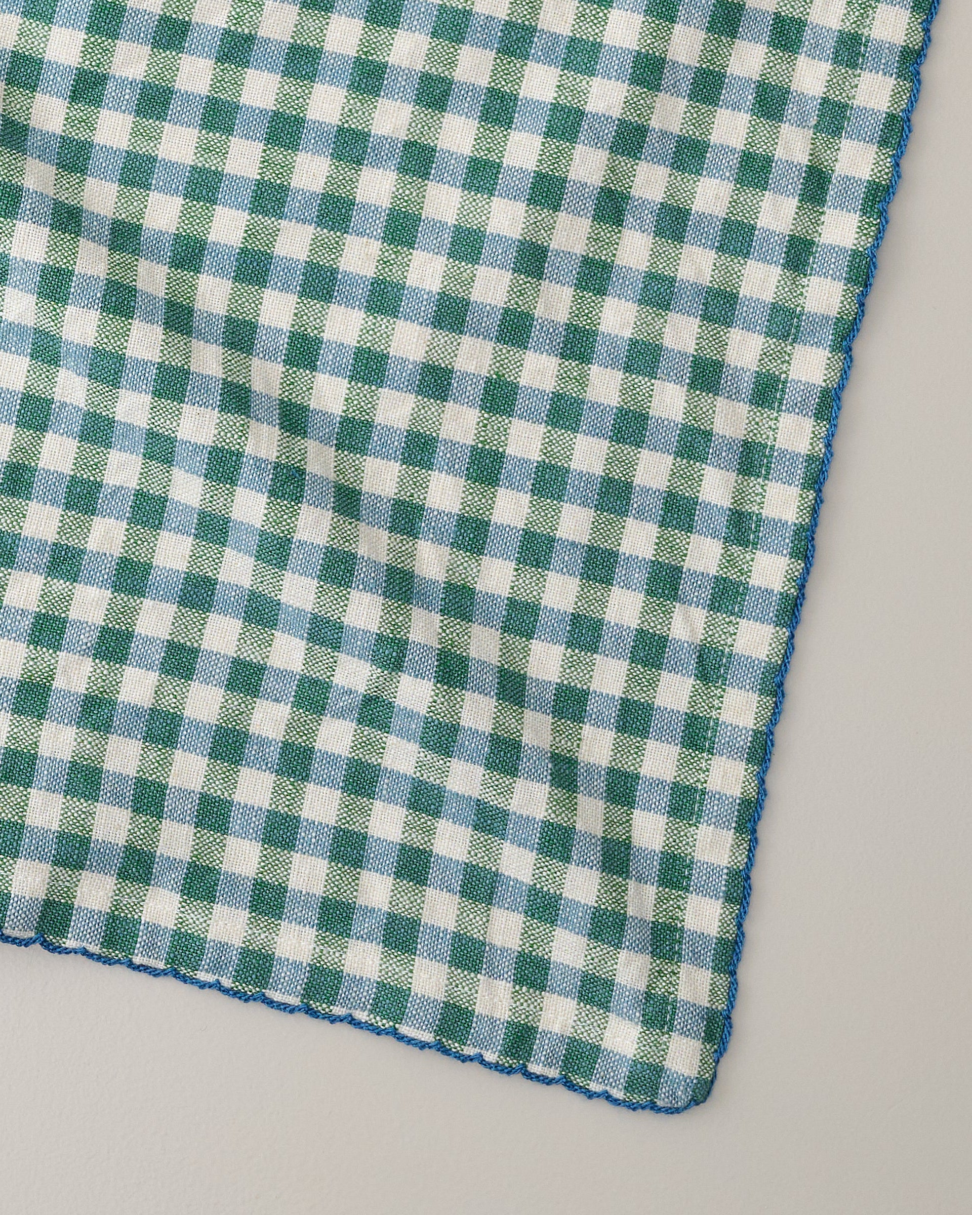 Meadow Check Napkin Set of 4 close up
