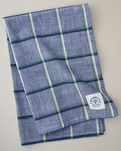 Chambray Window Pane Tea Towel