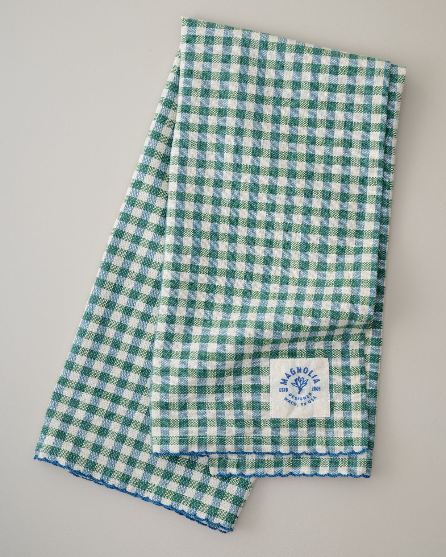 Meadow Check Tea Towel