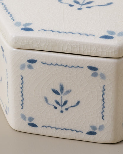 Juliet Ceramic Decorative Canisters close up