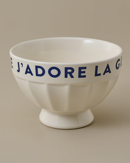 Ice Cream Bowl in white