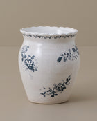 Heirloom Garden Navy Floral Vase