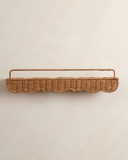 Robin Woven Rattan Picture Ledge 24"